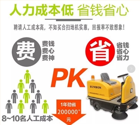 駕駛式掃地機(jī)解決疫情期間車庫(kù)保潔人工難問(wèn)題