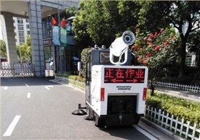 河南洛陽某濕巾廠訂購2000AW電動(dòng)清掃車